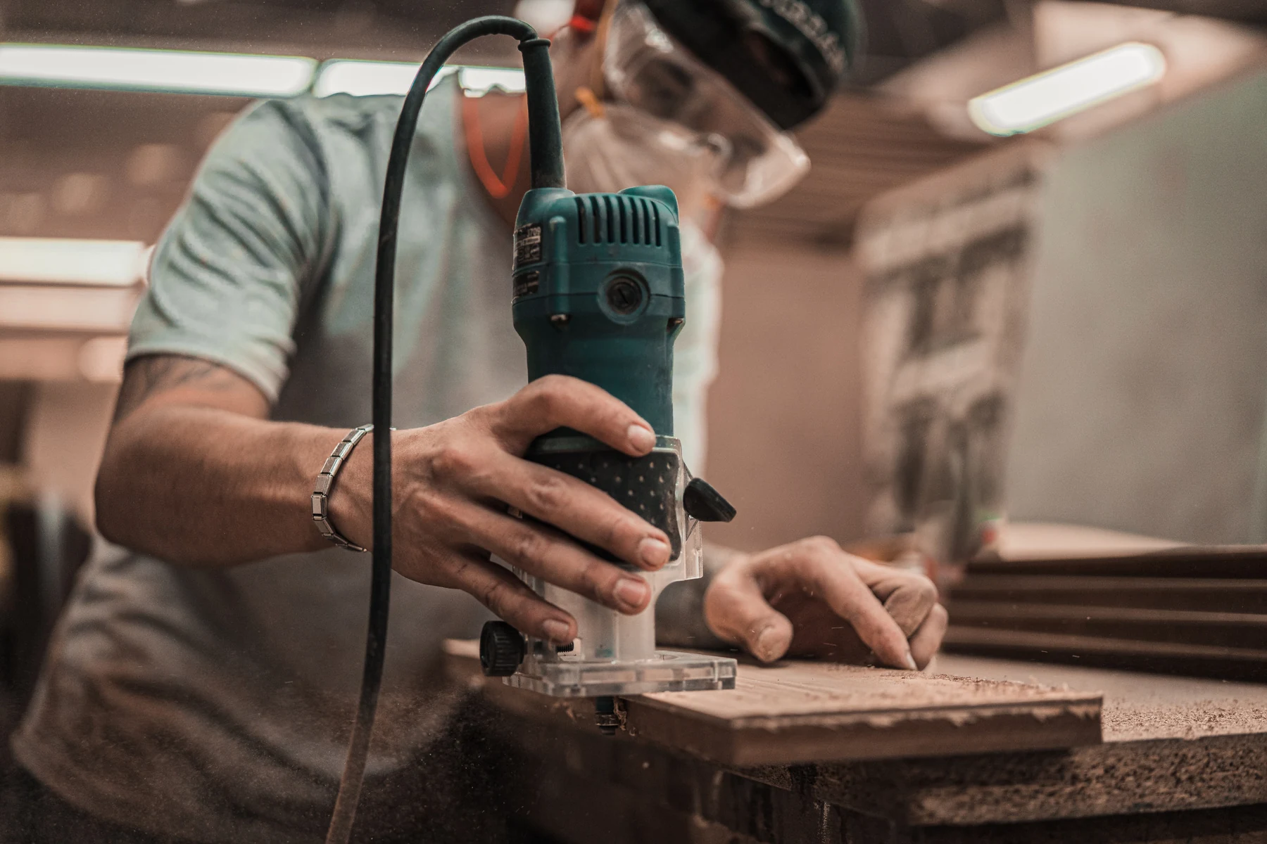 Skilled craftsmanship in timber pattern making